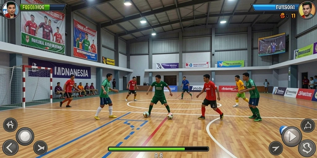 Screenshot menunjukkan antarmuka utama yang menarik.