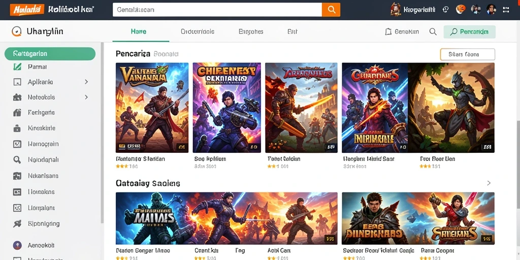 Tampilan antarmuka yang menarik dan intuitif.