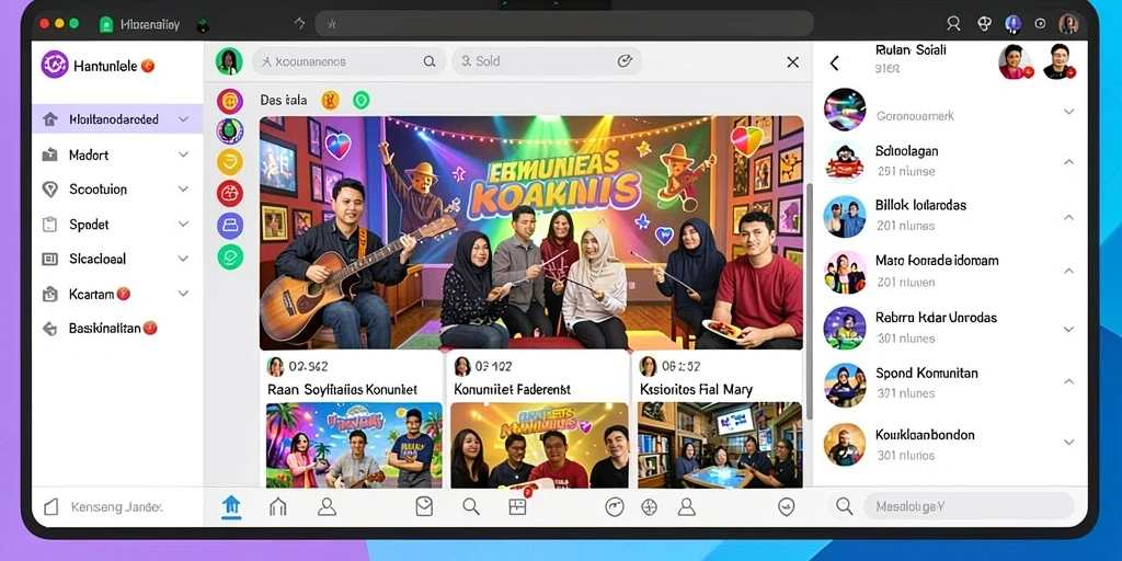Tampilan antarmuka yang menarik dan modern.