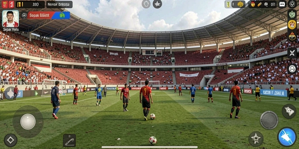 Tampilan grafis yang memukau dan penuh warna.