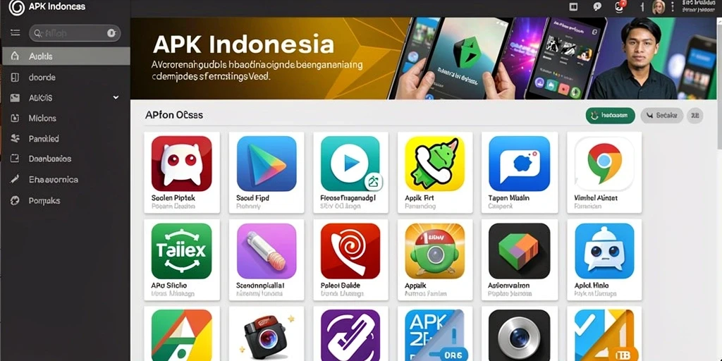 Tampilan menu utama yang menarik dan intuitif.