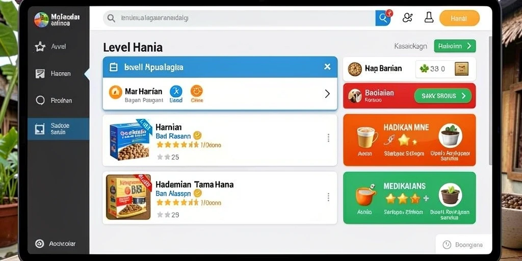 Tampilan antarmuka yang menarik dan mudah digunakan.