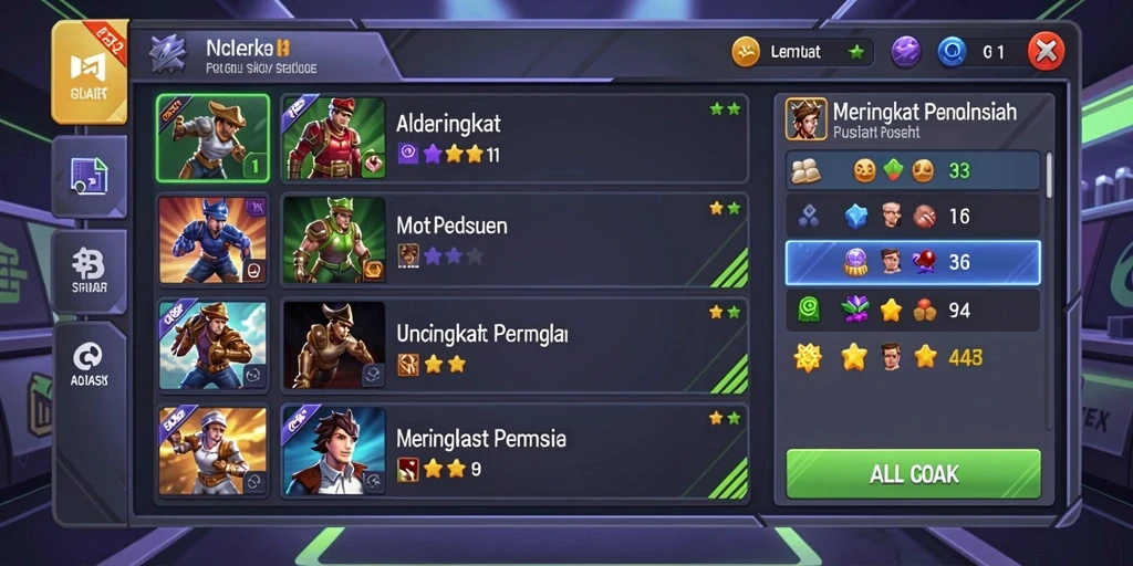 Tampilan antarmuka yang menarik dan user-friendly.