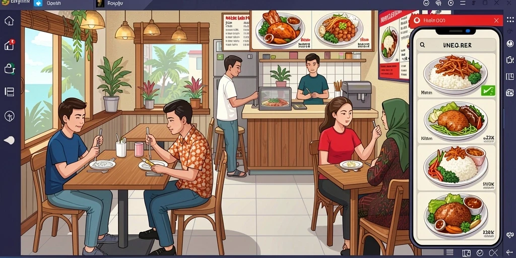 Tampilan antarmuka yang sederhana dan intuitif.