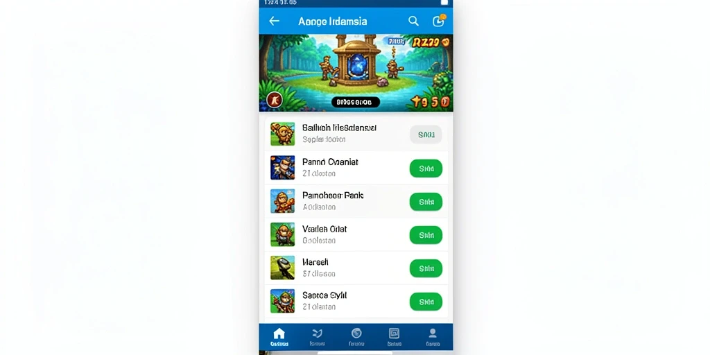 Tampilan awal aplikasi MASTERTOTO yang menarik dan intuitif.