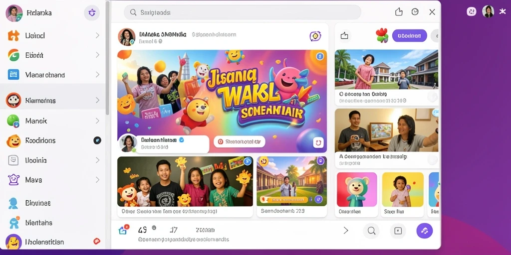 Tampilan antarmuka yang user-friendly.