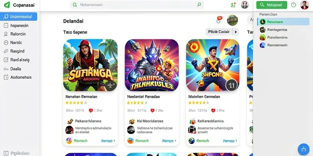Screenshot pertama menunjukkan karakter utama yang siap menghadapi petualangan.