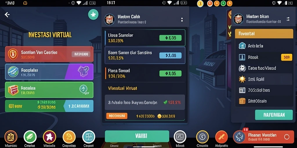 Tampilan menu utama yang menarik dan mudah dinavigasi.