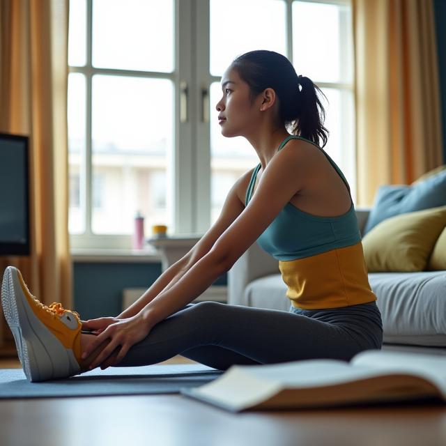 College students na nag-eexercise para sa better stamina